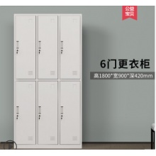 6门铁皮衣柜带锁